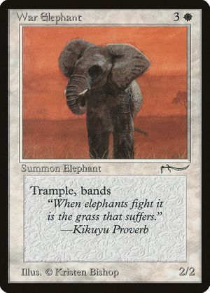 War Elephant (Light)(Arabian Nights)