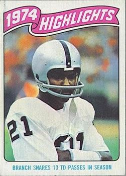 George Blanda 1975 Topps Card 8