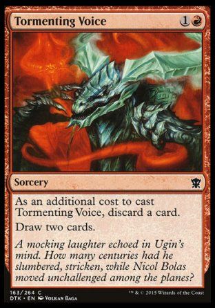 Tormenting Voice (Dragons of Tarkir) Trading Card