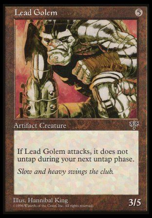 Lead Golem (Mirage) Trading Card