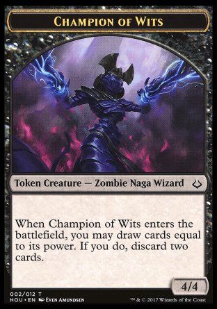 Champion of Wits Token (Hour of Devastation) Trading Card