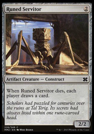 Runed Servitor (Modern Masters 2015) Trading Card