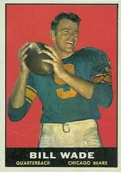 CHICAGO BEARS 1960 Topps Harlon Hill 16 1961 Topps Bill Wade 