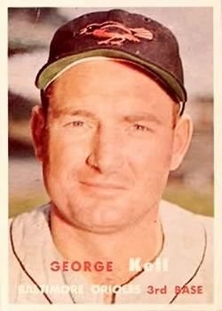 George Kell 1957 Topps #230 Sports Card