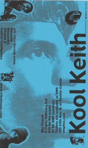 Kool Keith at Sky Church in Experience Music Project Handbill