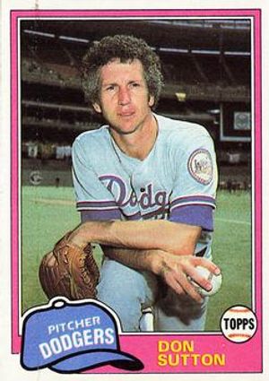 Don Sutton 1981 Topps #605
