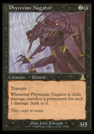 Phyrexian Negator (Urza's Destiny) Trading Card