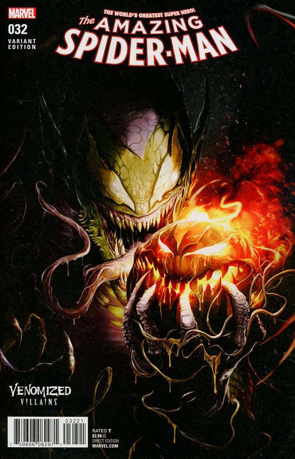 Amazing Spider-man #32 (Venomized Green Goblin Variant)
