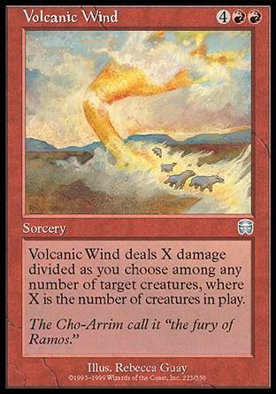 Volcanic Wind (Mercadian Masques) Trading Card