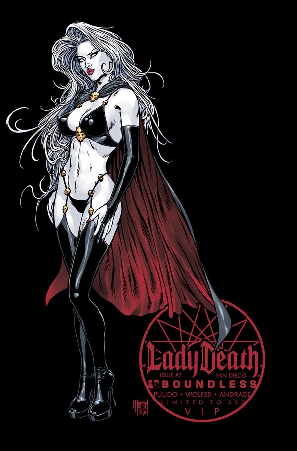 Lady Death (ongoing) #7 (San Diego Vip)