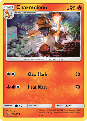 Charmeleon (19/147) - Burning Shadows