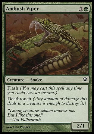 Ambush Viper (Innistrad) Trading Card