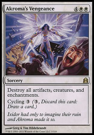 Akroma's Vengeance (MTG Commander) Trading Card