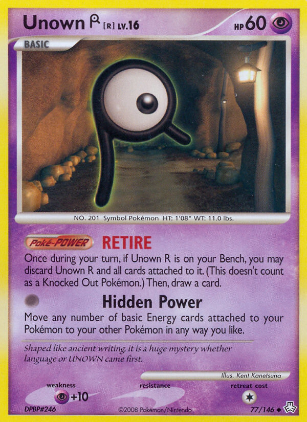 Unown [R] Pokémon Card