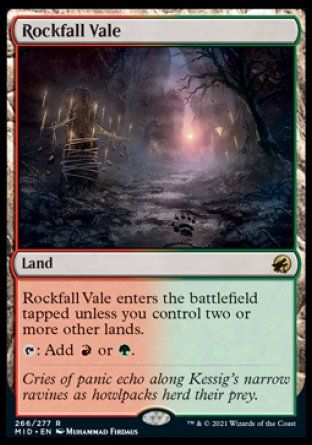 Rockfall Vale (Innistrad: Midnight Hunt) Trading Card