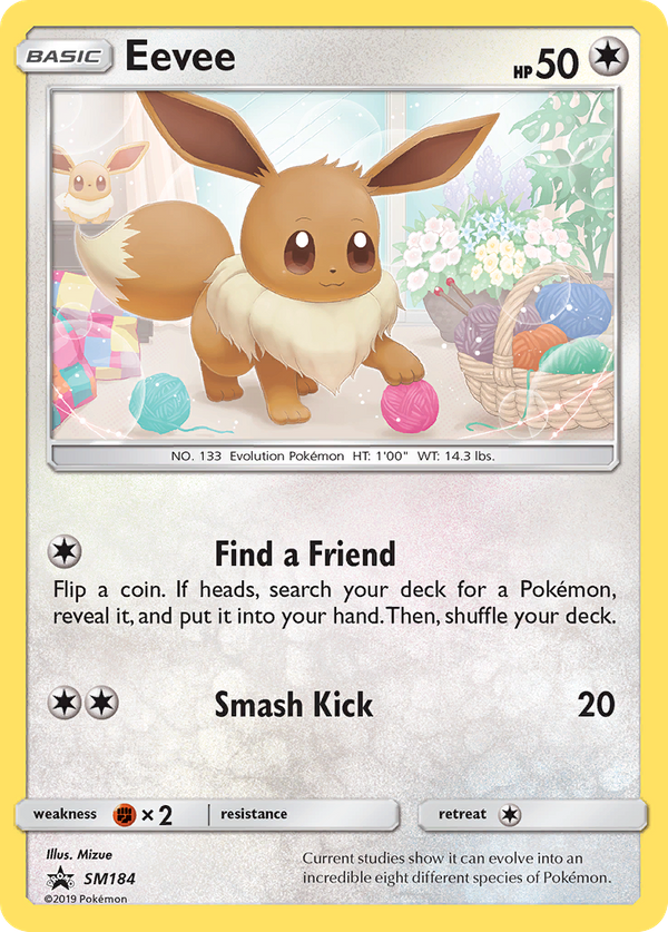 Eevee (SM184) - SM Black Star Promos