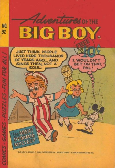 Adventures of Big Boy #92 [East] Comic