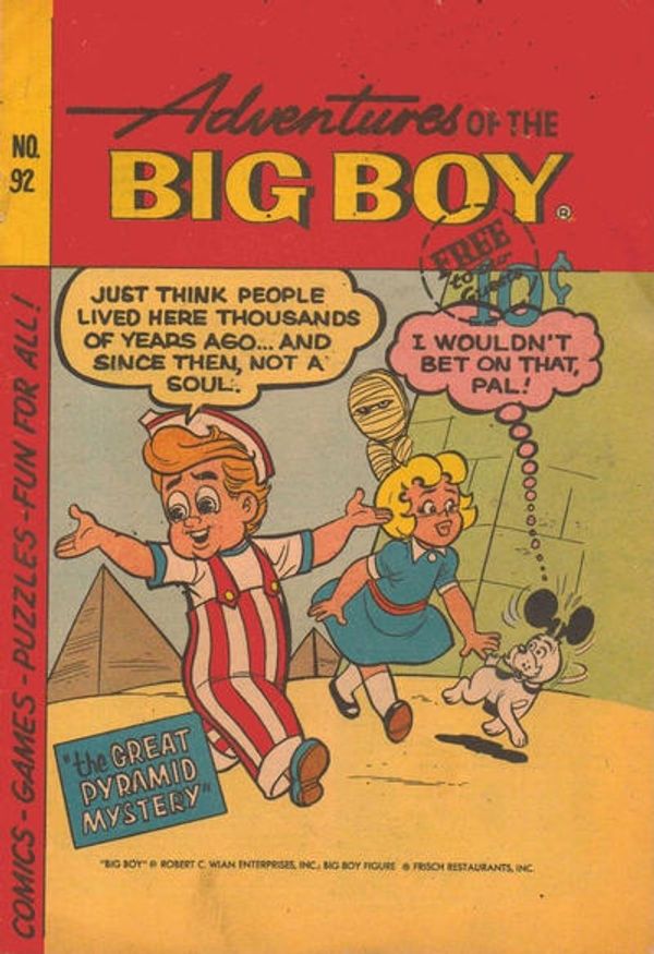 Adventures of Big Boy #92 [East]