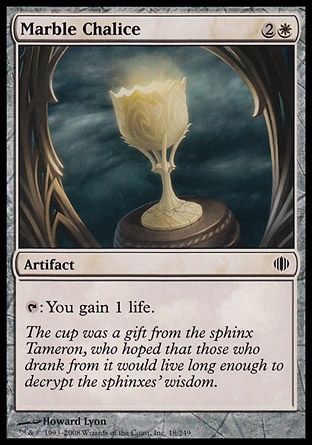 Marble Chalice (Shards of Alara) Trading Card