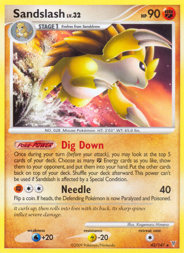 Sandslash (42/147) - Supreme Victors Pokémon Card