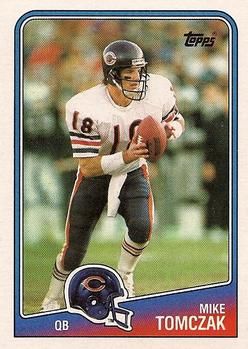 Mike Tomczak 1988 Topps #70 Sports Card