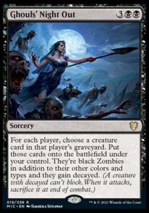 Ghouls' Night Out (Innistrad Midnight Hunt Commander Decks)