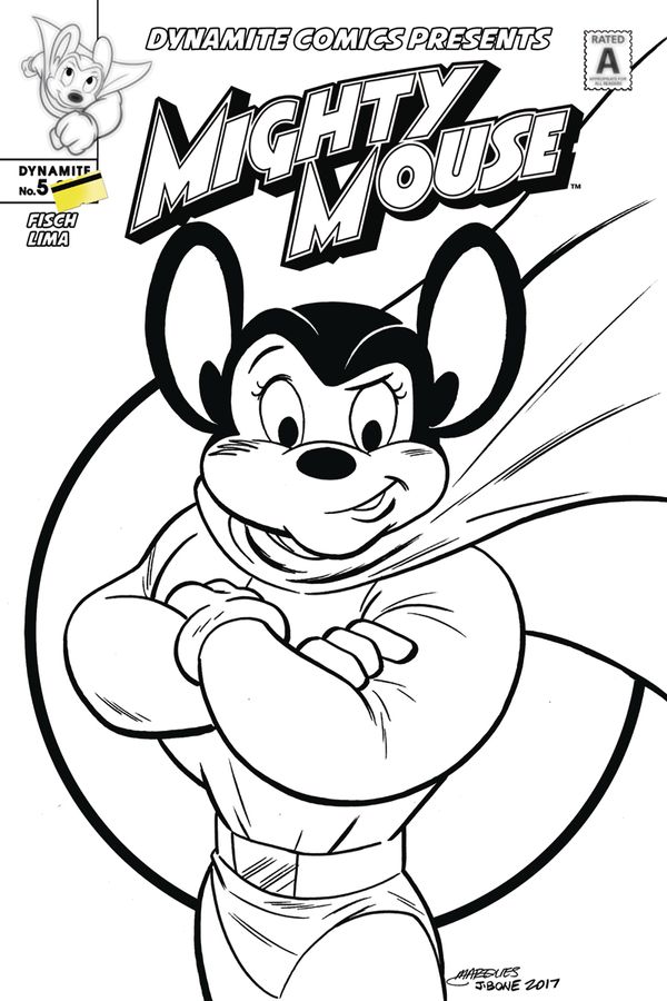 Mighty Mouse #5 (Cover D 20 Copy Marques B&w In)