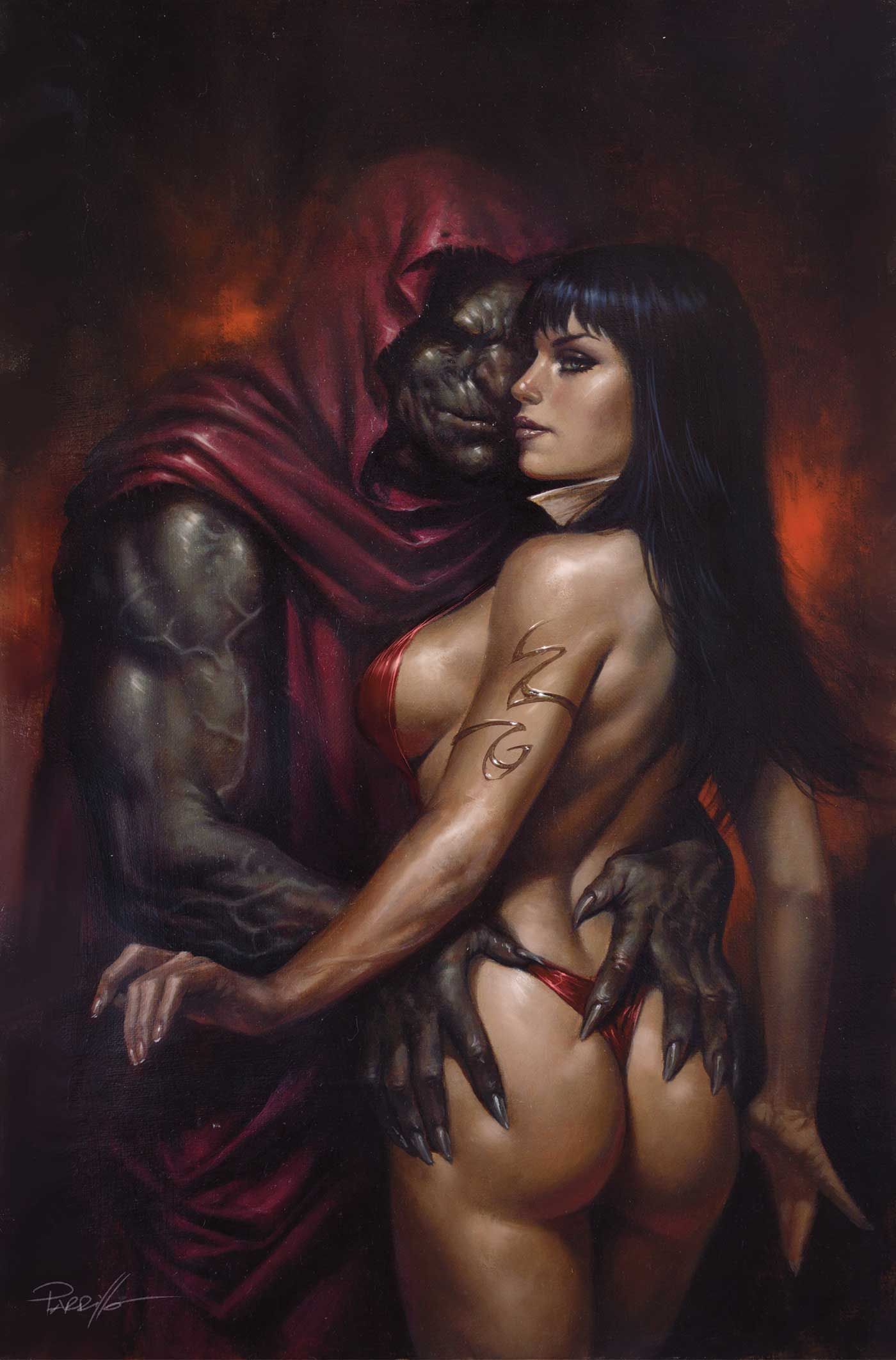 Vampirella #5 (Cvr L Inc 1:20 Lucio Parrillo Virgin Variant) Comic