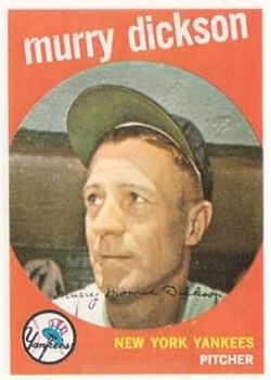 Murry Dickson 1959 Topps #23 Sports Card