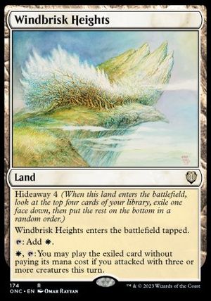 Windbrisk Heights (Phyrexia: All Will Be One Commander Decks)