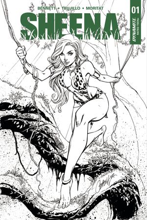 Sheena #1 (Cover H 30 Copy Campbell B&w I)