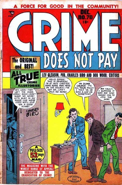 Crime Does Not Pay #70 Comic