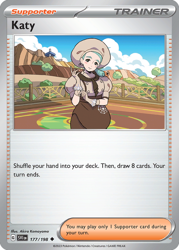 Katy (177/198) - Scarlet & Violet Pokémon Card