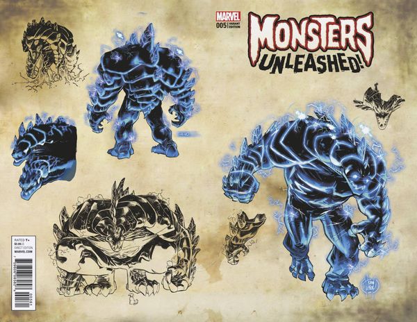 Monsters Unleashed #5 (Kubert Monster Variant)