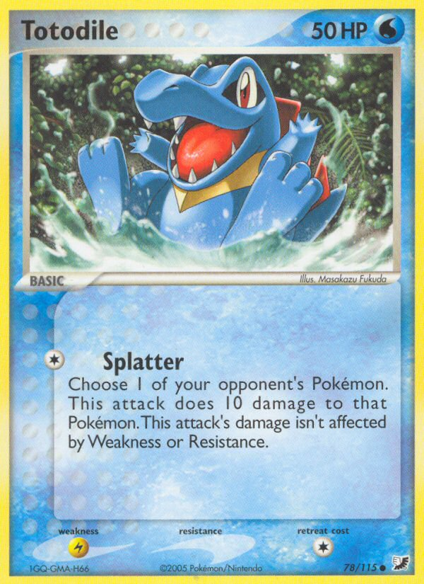 Totodile (78/115) - Unseen Forces Pokémon Card