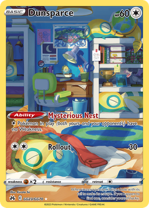 Dunsparce (GG23) - Crown Zenith Galarian Gallery