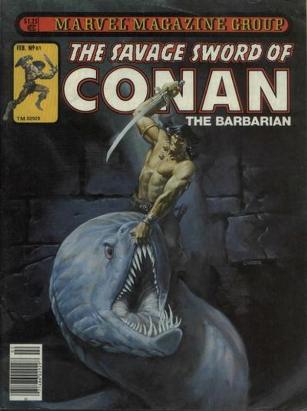The Savage Sword of Conan #61