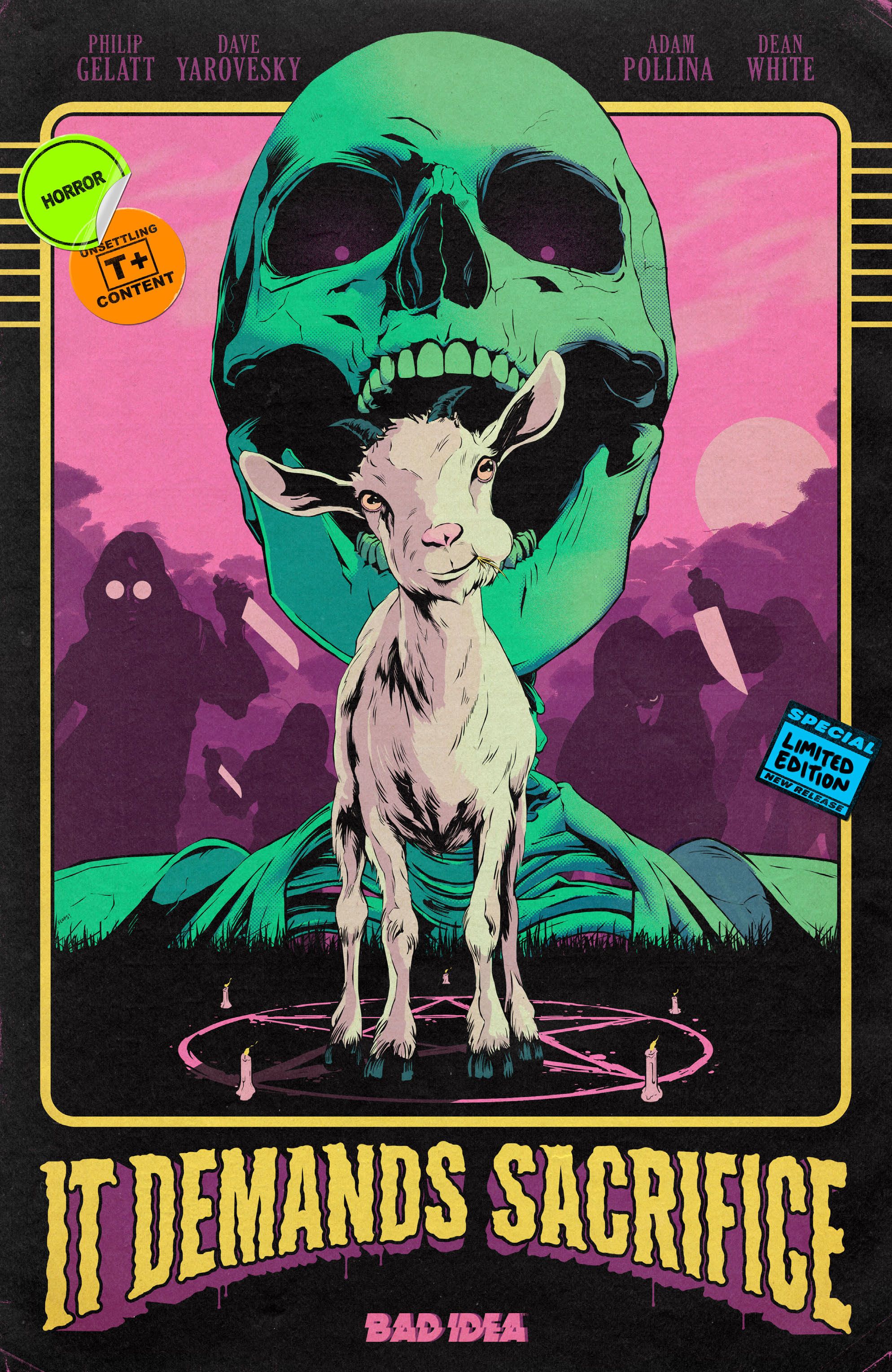 It Demands Sacrifice #1 (Cvr F Inc 1:20 Flops Retro Variant) Comic