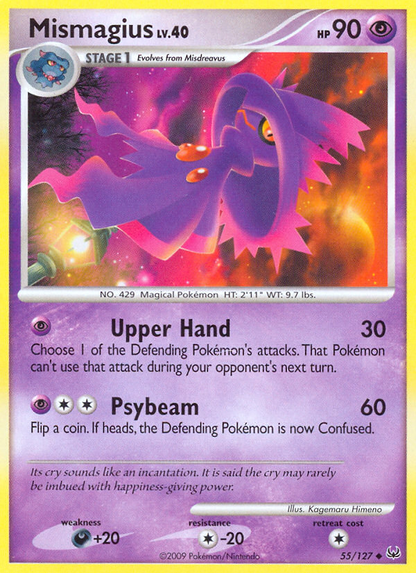 Mismagius (55/127) - Platinum Pokémon Card