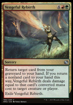 Vengeful Rebirth (Modern Masters 2015) Trading Card