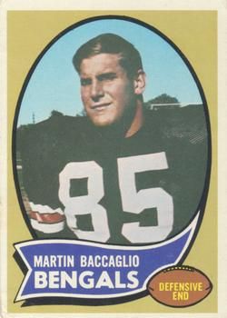 Martin Baccaglio 1970 Topps #187 Sports Card
