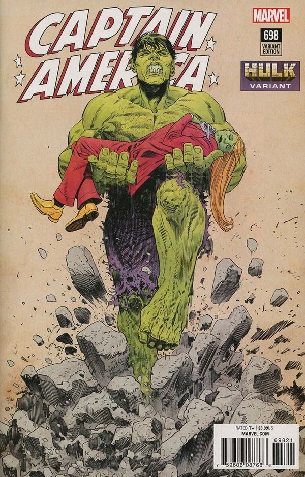 Captain America #698 (Evely Hulk Variant Leg)