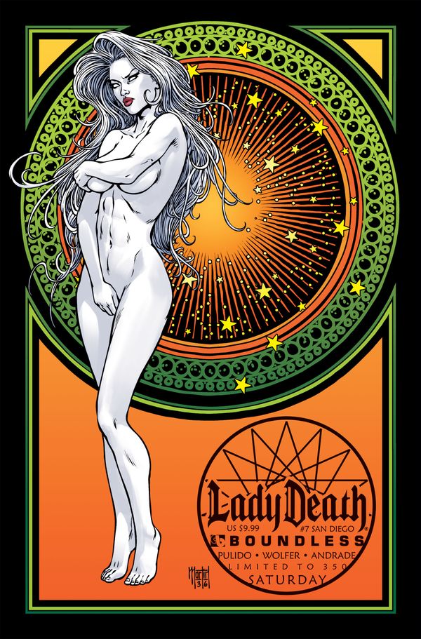 Lady Death (ongoing) #7 (San Diego Sat)