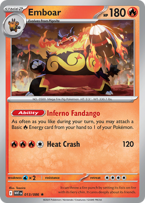Emboar (13/86) - White Flare