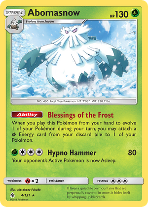 Abomasnow (4/131) - Forbidden Light