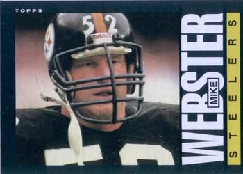 : 1986 Topps Football #286 Mike Webster Pittsburgh