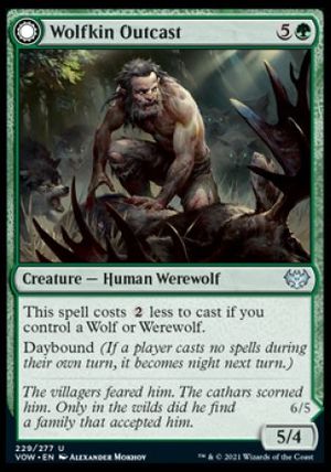 Wolfkin Outcast (Innistrad: Crimson Vow)