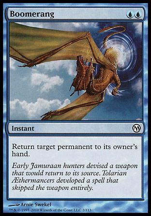 Boomerang (Duels of the Planeswalkers) Trading Card