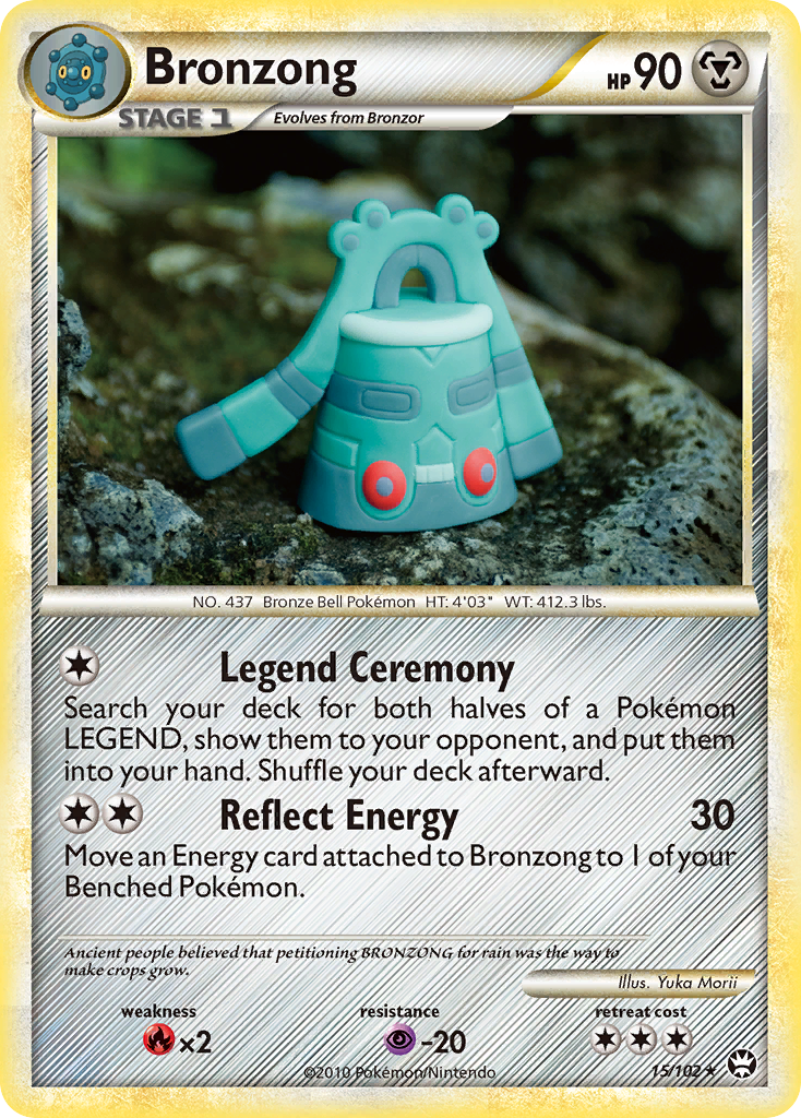 Bronzong (15/102) - HS—Triumphant Pokémon Card