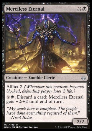 Merciless Eternal (Hour of Devastation) Trading Card